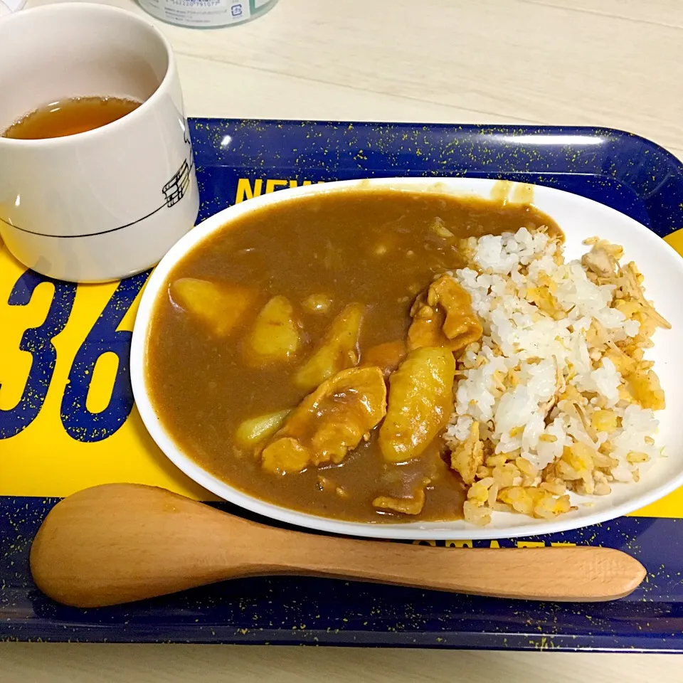 自炊三日目。わりとがんばったカレー。|せぶんさん