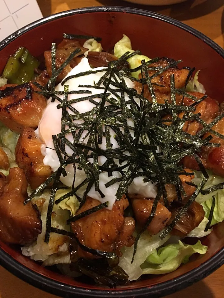 焼き鳥丼|つぼさん