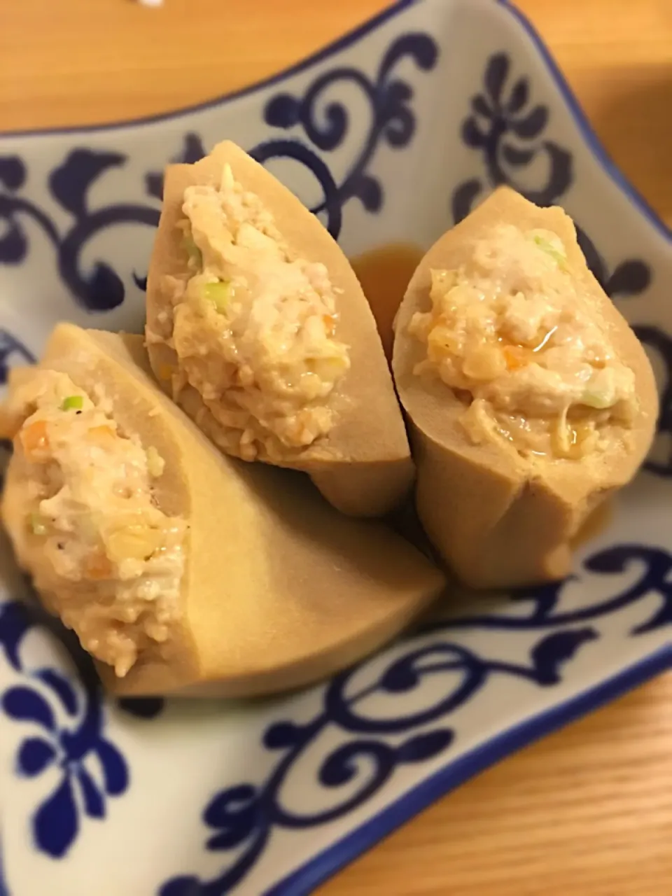 高野豆腐の鶏含み煮|けんママさん