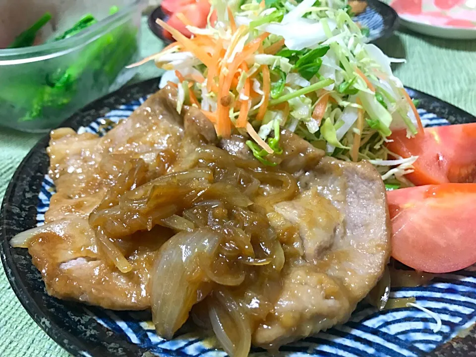 豚肩ロース肉で♪生姜焼き|Hiropanさん