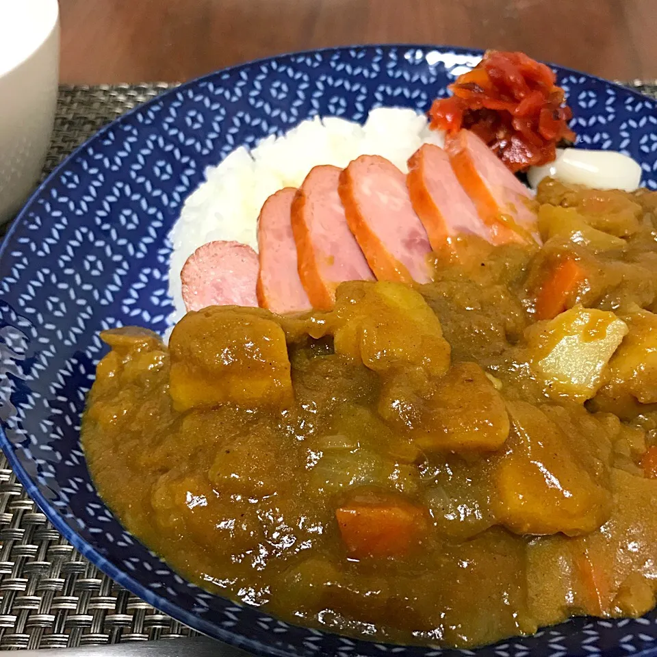 焼豚トッピングカレー
#晩ごはん #単身赴任飯|Koichi GOGOさん