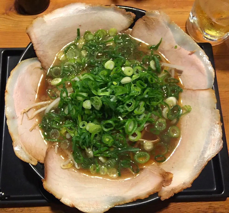 3/29 2017年 十二杯目🍜 ちゃーしゅー麺@ラーメン八角 相生店|BUBUさん