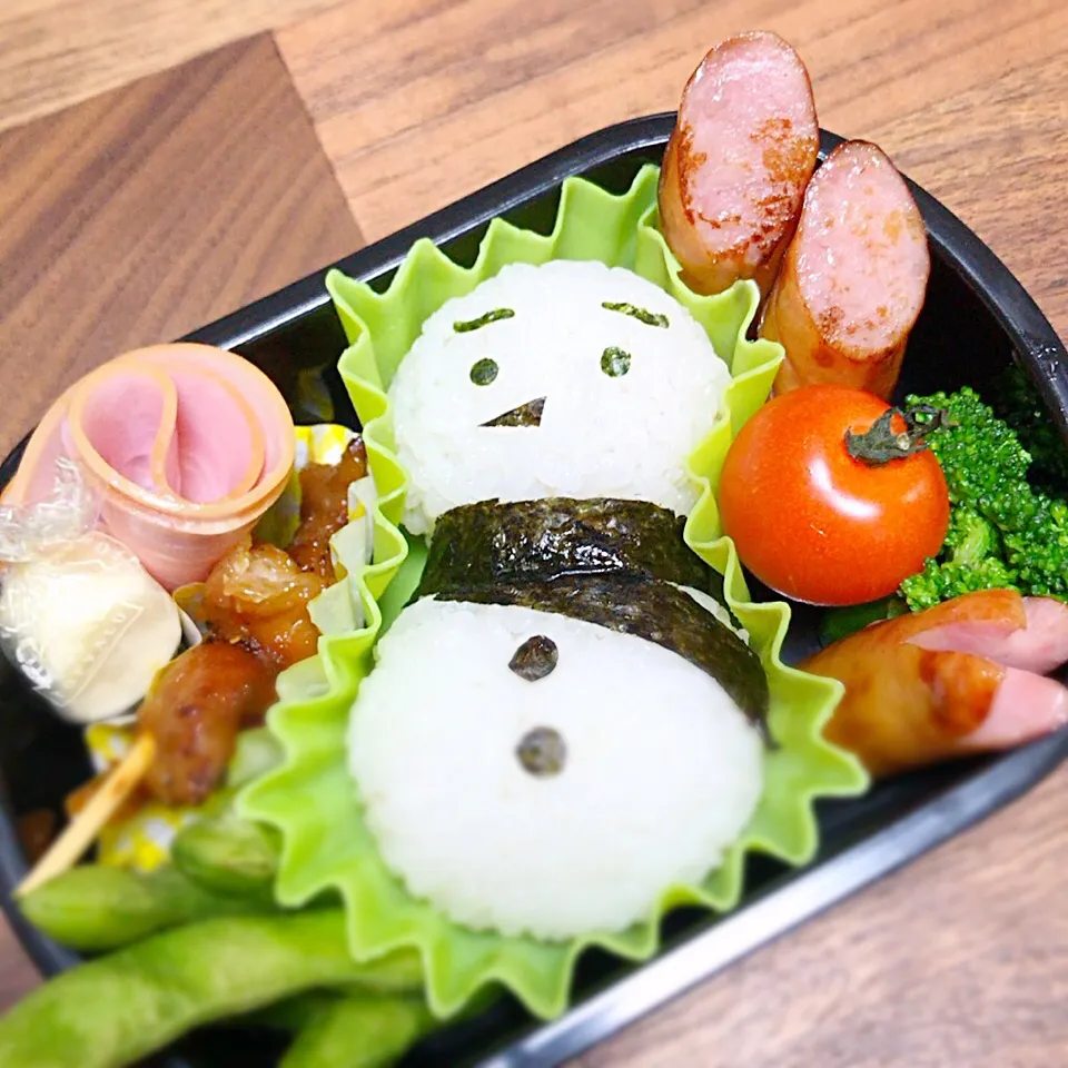 Snapdishの料理写真:雪だるま弁当*|kozuさん