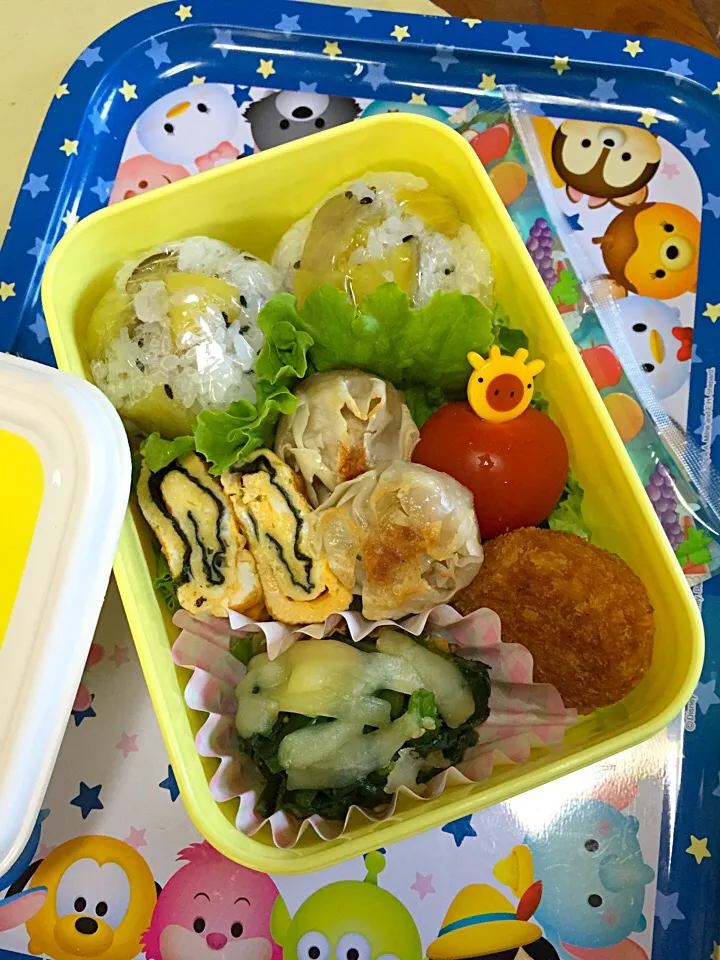 春休み預かり保育お弁当♪②|なちこさん