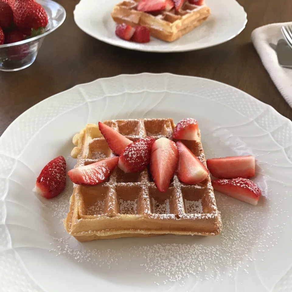 Snapdishの料理写真:waffle🍓|kayoさん