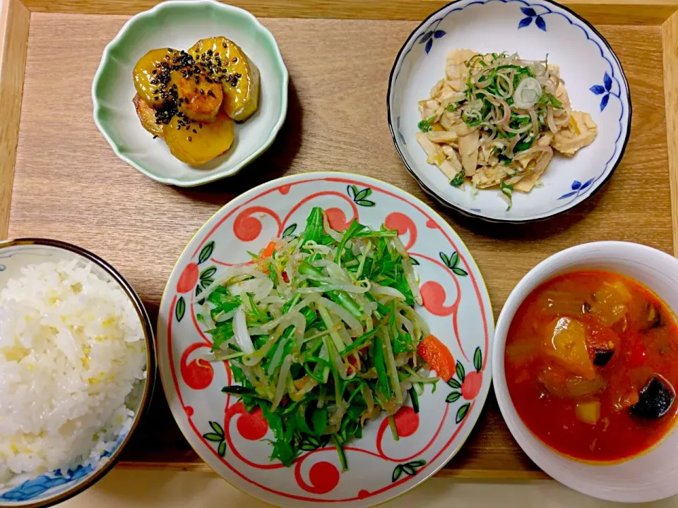 Snapdishの料理写真:我が家の晩ごはん～🍴|vege食堂さん