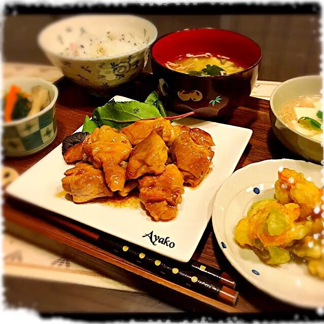 今日は、ヘルシー和食ご飯(*^^*)|亜矢子さん