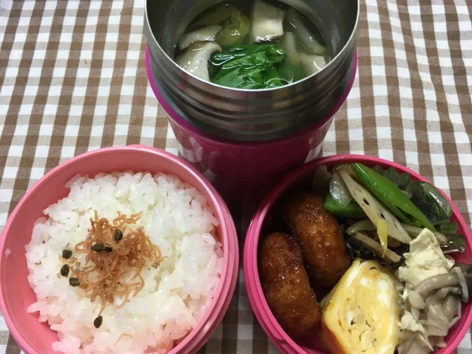 Snapdishの料理写真:3月31日 今年度最後のお弁当|sakuramochiさん