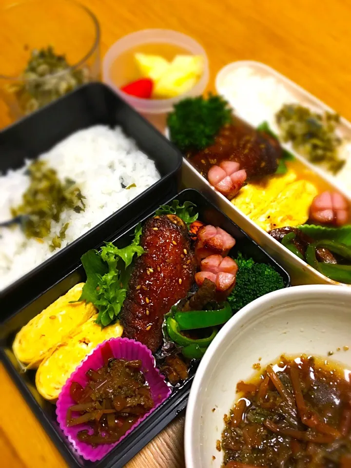 今日のお弁当🍱2017.3.31
#お弁当 
パパ弁😊My弁|mayuさん