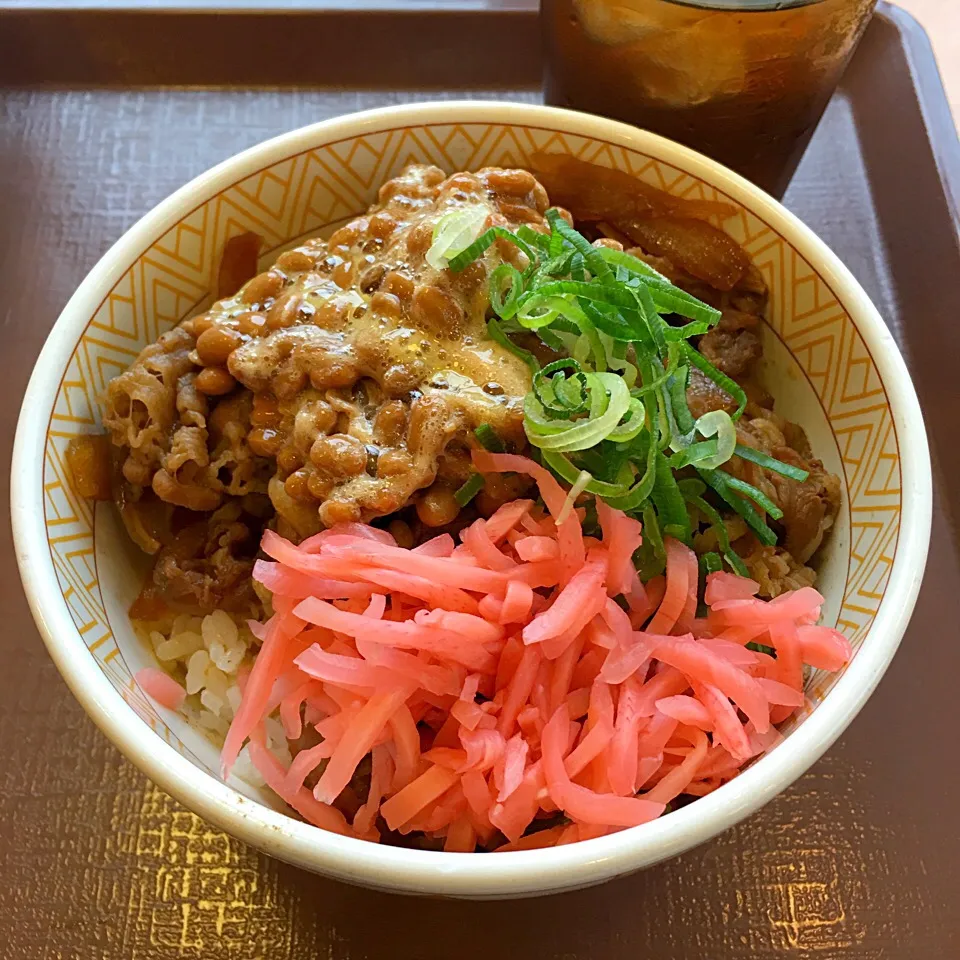 適当にしてしまった朝ごはん‼︎
#朝ごはん #どんぶり #丼 #牛丼 #納豆 #すき家|Yoshinobu Nakagawaさん