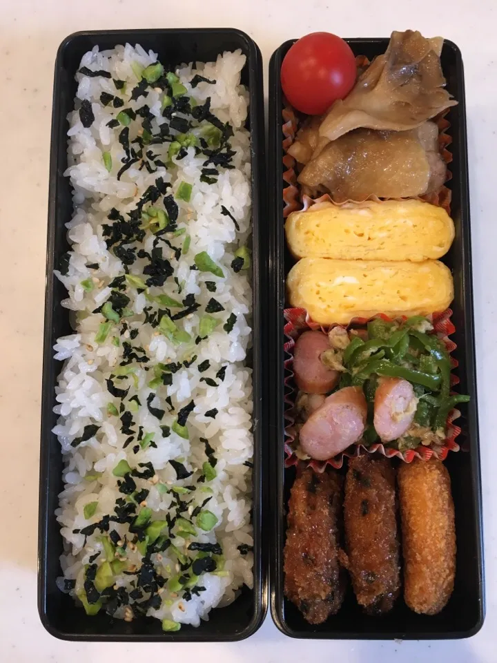 Snapdishの料理写真:2017.3.31(金) 旦那様お弁当|あっきーよさん