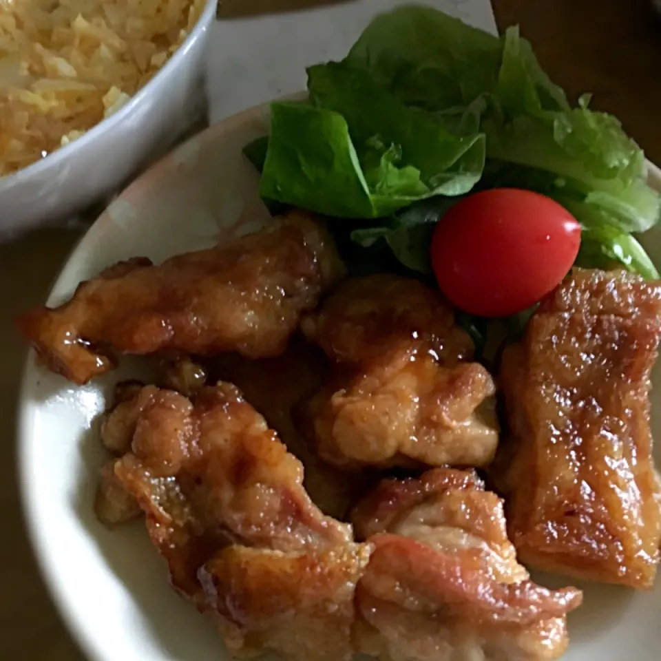 Snapdishの料理写真:鶏肉の南蛮酢(^-^)手作りタルタルソースをかけて！|Ayakoさん