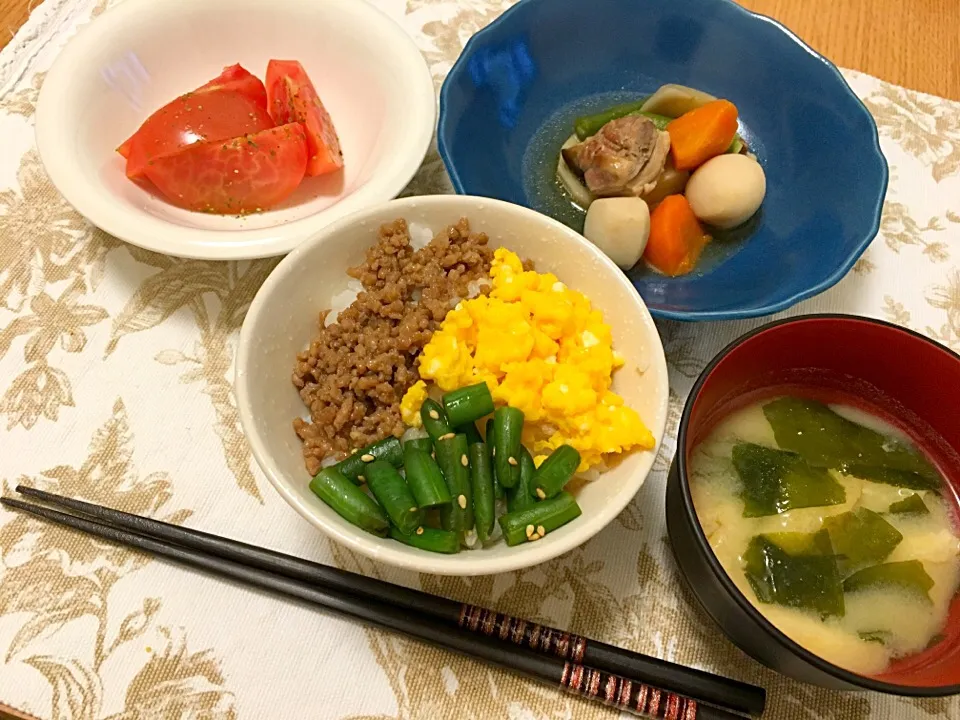 三色丼
筑前煮|まりさん