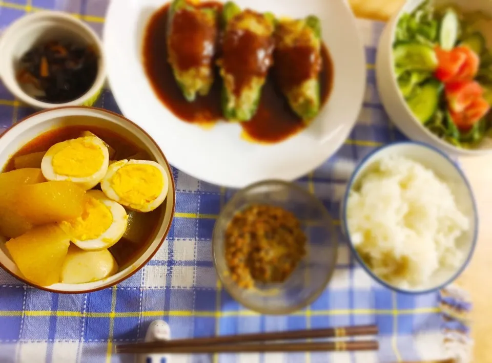 Snapdishの料理写真:卵と大根煮込⭐️|ゆきなこもちさん