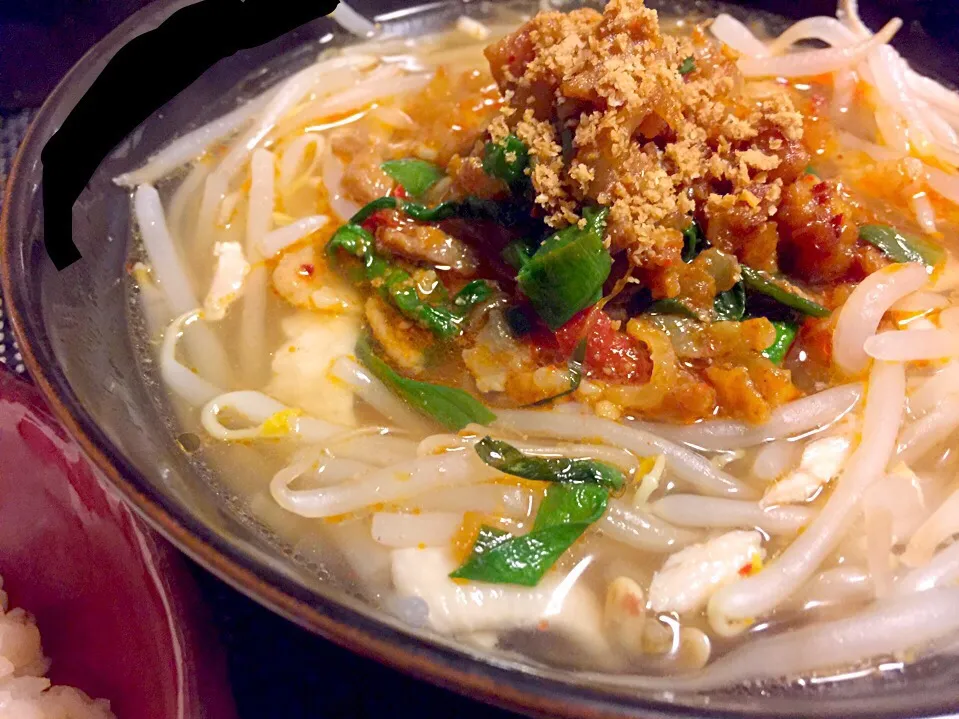 私好みのエセ台湾ラーメン♡
ベトコンにするか迷い台湾ラーメンに。|はるかさん