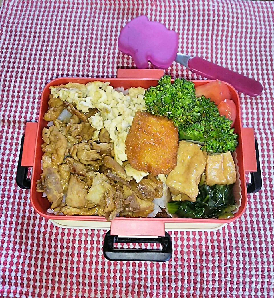 娘弁当🍱
   豚甘辛に煮と卵丼|miimiさん