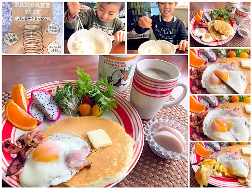 Brunch Pancake Plate🥞ﾊﾟﾝｹｰｷﾌﾟﾚｰﾄ|🌈Ami🍻さん