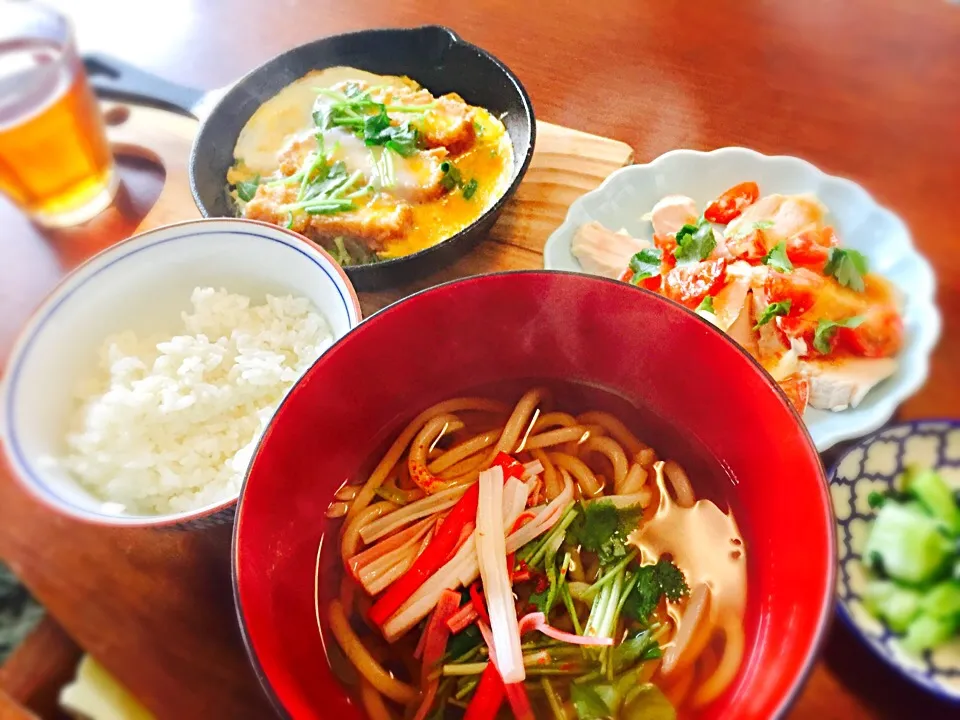 Snapdishの料理写真:2170401🍚だんなさんの朝ごはん？お昼ご飯？|akiyo22さん