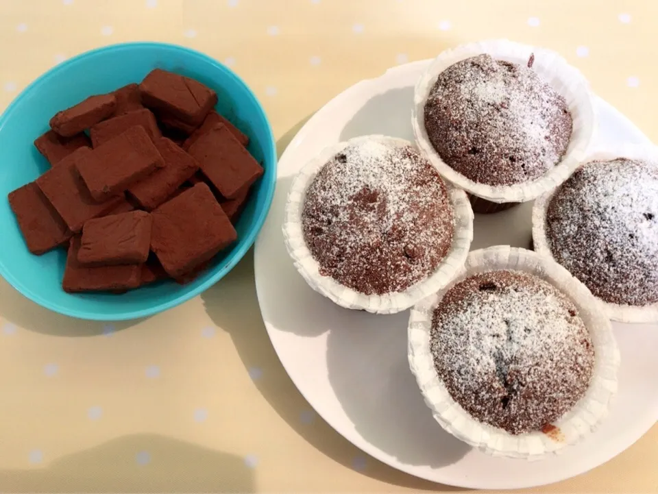 生チョコとチョコレートマフィン|MSRさん