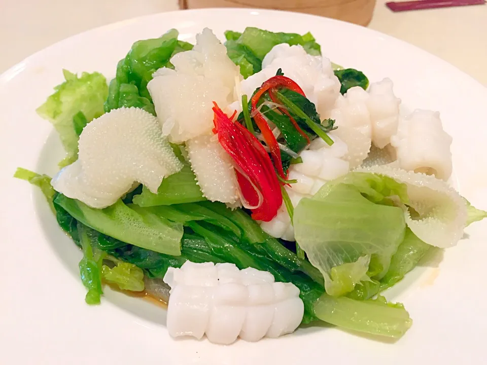 Vegetables with seafood|Sky Blueさん