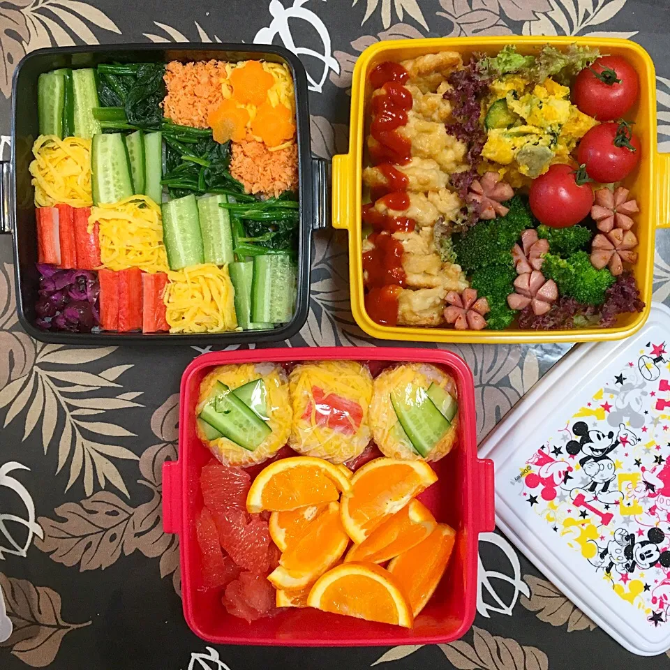 モザイク寿司のお花見弁当🌸🍱|かずみさん