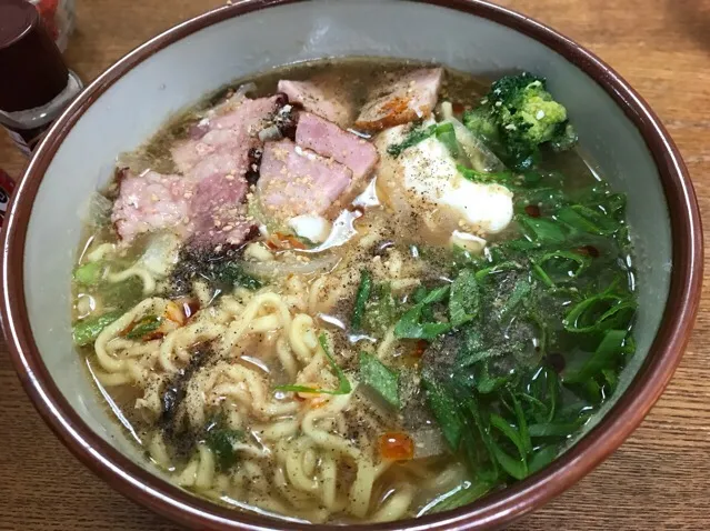 マルちゃん正麺🍜、味噌味❗️(ˊo̶̶̷ᴗo̶̶̷`)੭✧✨|サソリさん