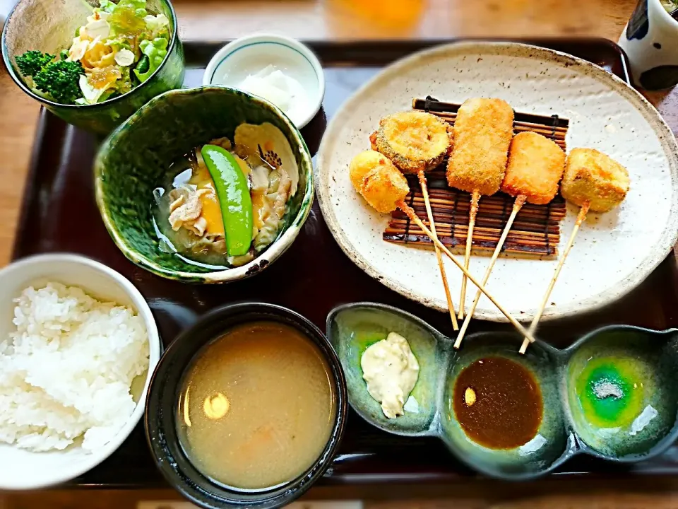 串揚げランチ♪|yokoさん