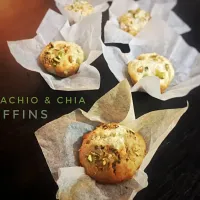 Pistachio and Chia Seed Muffins #muffins #muffin #baking #dessert #pics tachio #chiaseeds #yummy|Amby Cakesさん