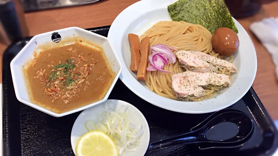 Snapdishの料理写真:鶏白湯つけ麺(濃厚)😋🍜|アライさんさん