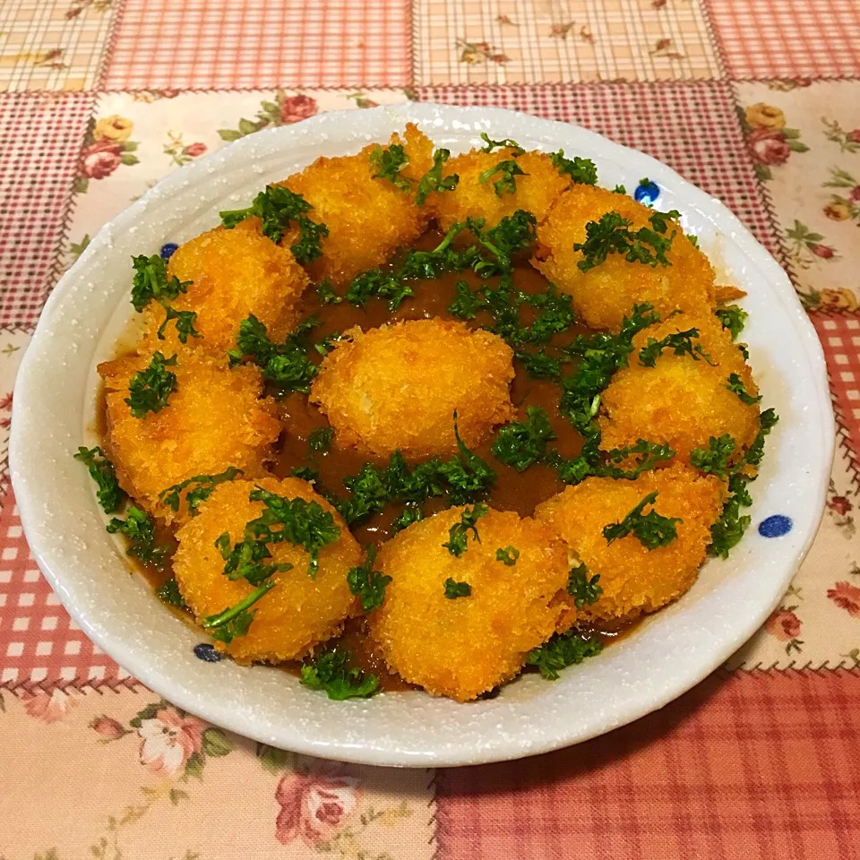 うず玉フライカレー🍛|＊ゆみしぼり＊さん