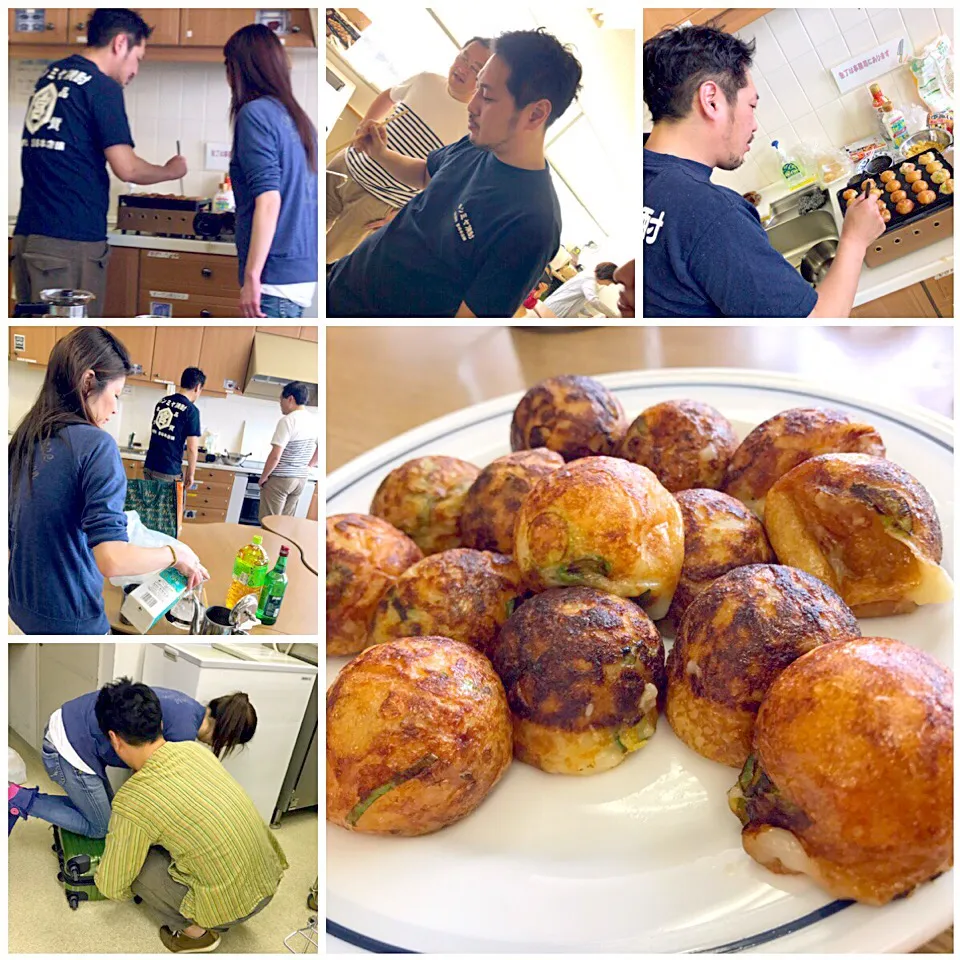 Snapdishの料理写真:Delicious octopus dumplings(takoyaki) by shinjiterao 🐙真次さんの美味しいｶﾘｯとあっつ〜いとろりんちょたこ焼き|🌈Ami🍻さん