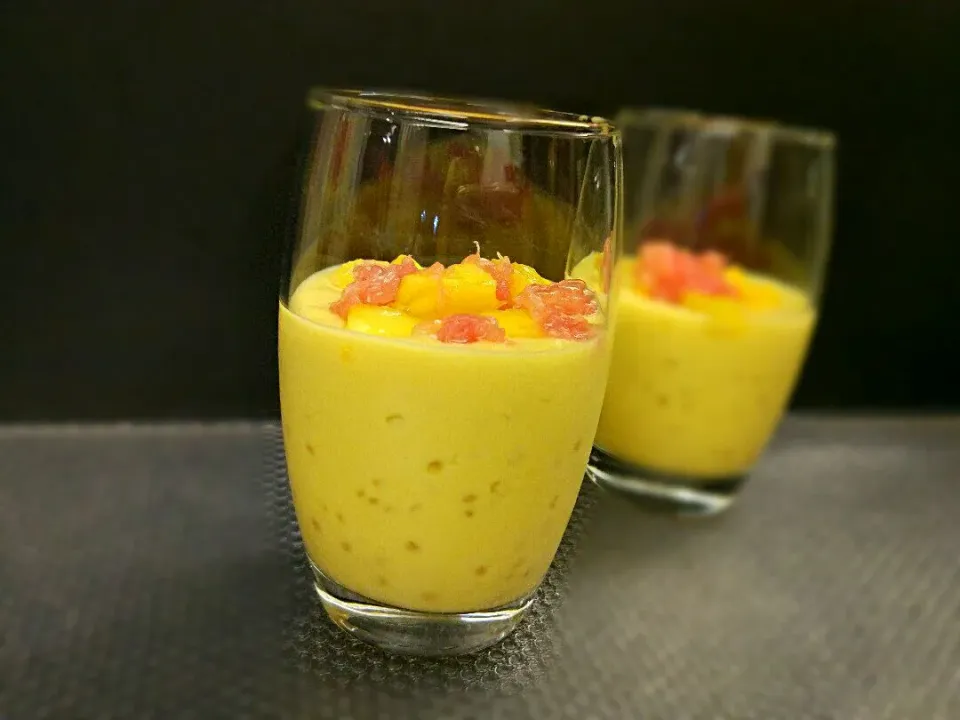 Thermomix mango sago with grapefruit|Ee Shanさん