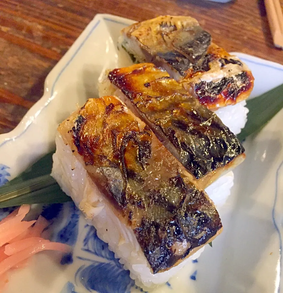 Snapdishの料理写真:焼きサバ寿司🐟✨|Chirico❤️さん