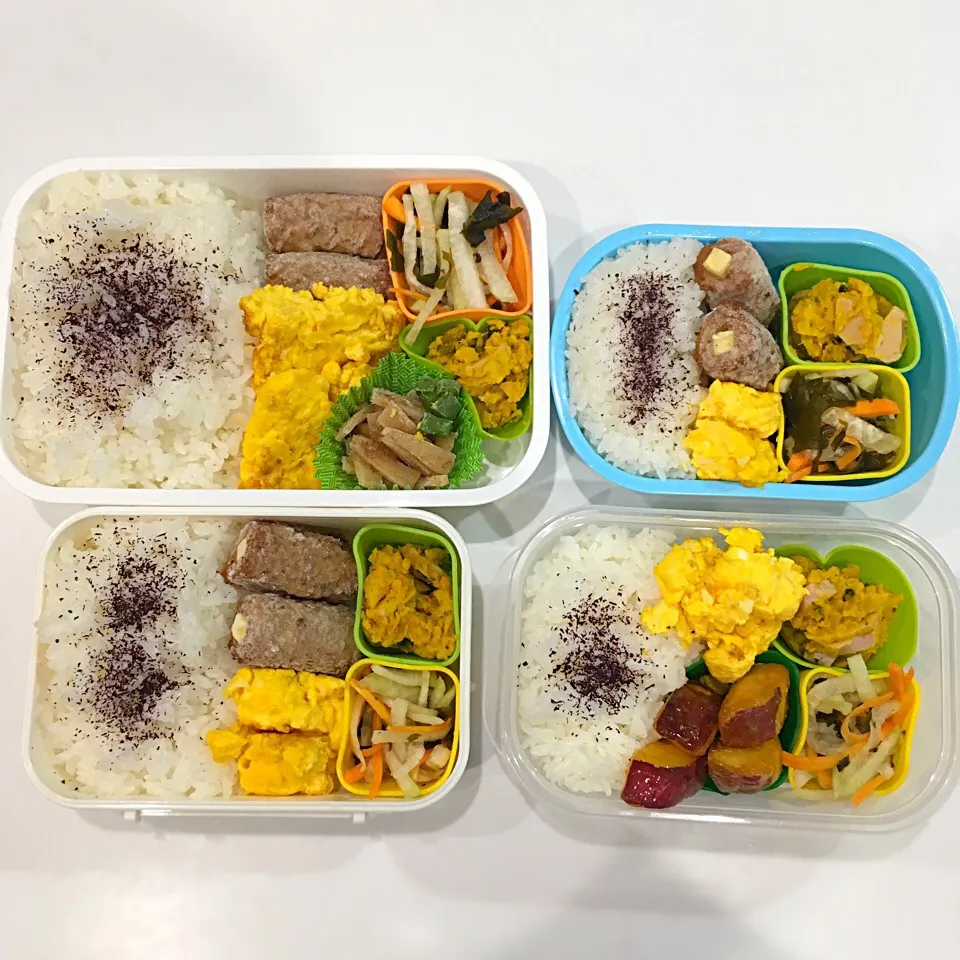 今日からお弁当４つ！！の春休み！！|きむっちさん