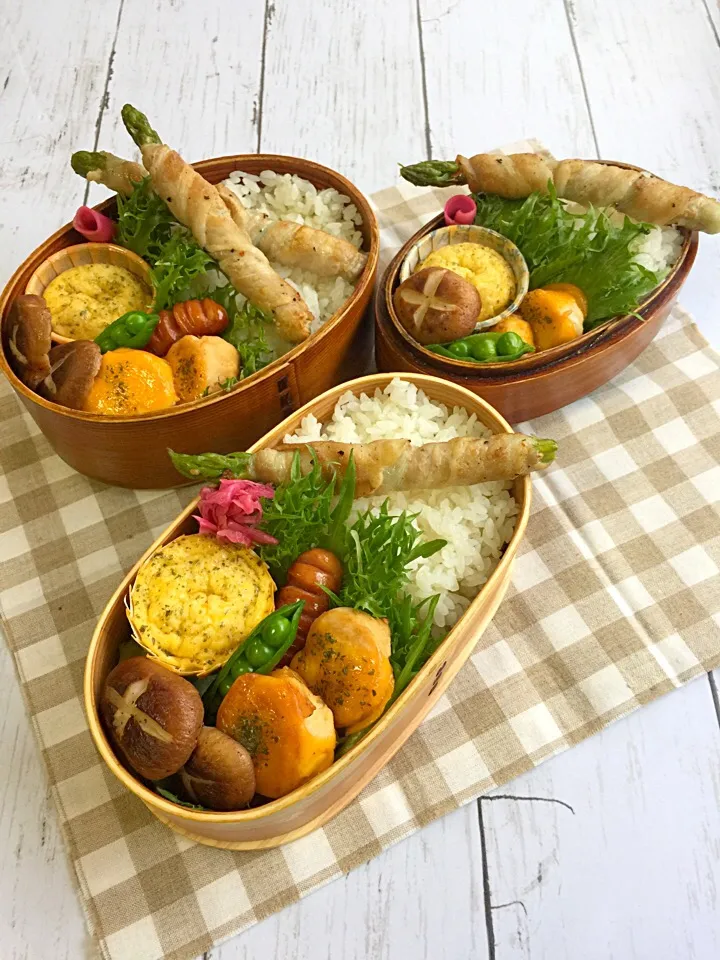 アスパラ豚巻き🐷弁当🍱|サリーさん