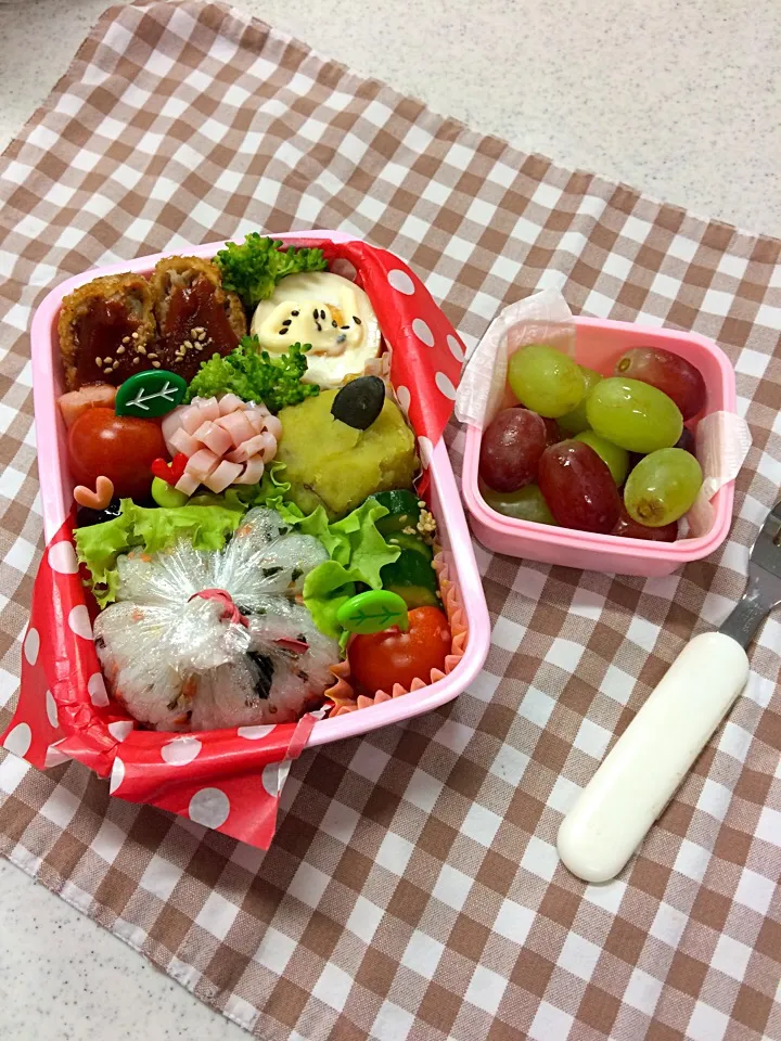 娘の学童弁当🌸
#新学期#新生活#学童初日#親の方が不安でいっぱい|あやmamanちゃんさん