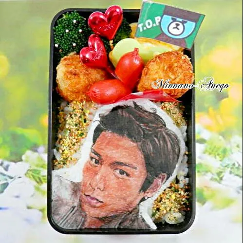 BIGBANG『T.O.P』弁当
 #オブラートアート|みんなのあねごさん