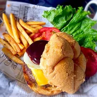 Beef burger #burger|Katie Chouさん