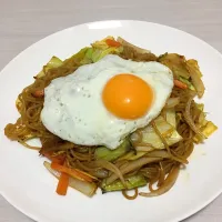 Snapdishの料理写真:焼きそば|mikiさん