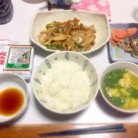 Snapdishの料理写真:普通に晩ごはんw|ともさん