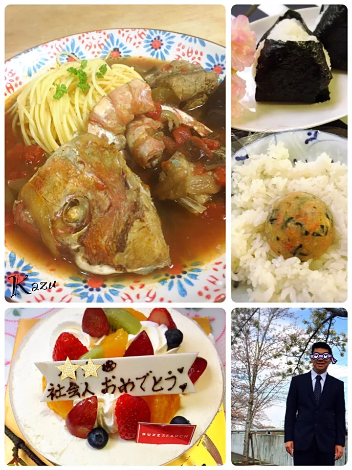 Snapdishの料理写真:新入社員です🌸|かずきっちんさん