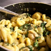 pesto chicken pasta (with spinach)|sam852さん