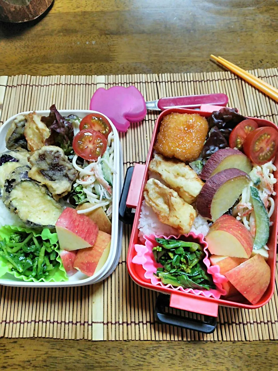 Snapdishの料理写真:娘、私弁当🍱
のせのせ～|miimiさん