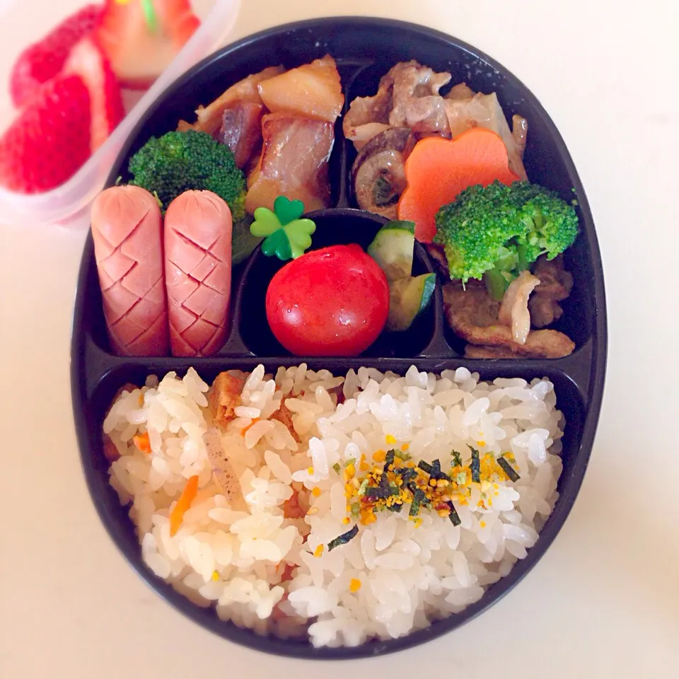 #小学生 #小学生弁当 #お弁当|almostblackさん