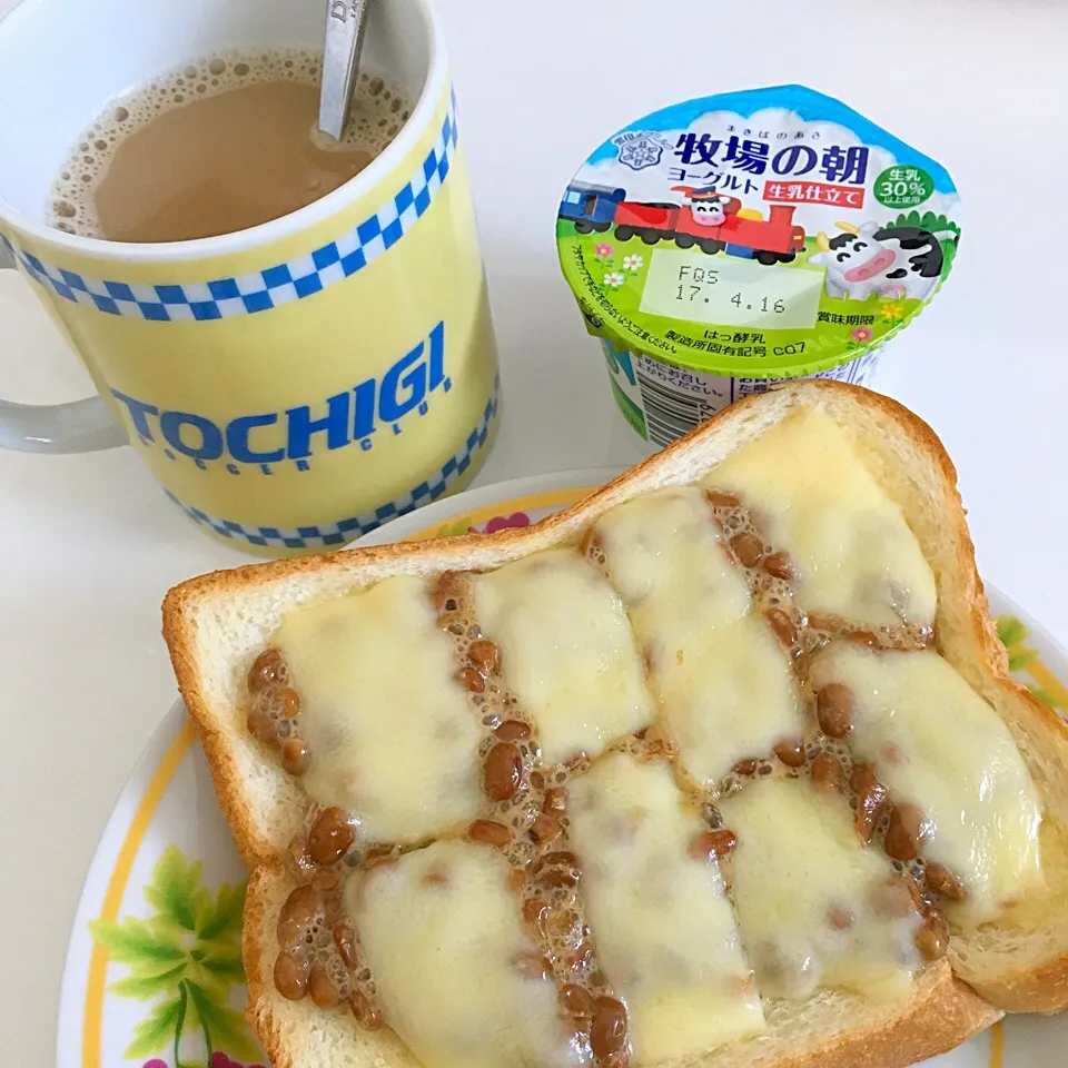 納豆チーズトースト|エリカルさん