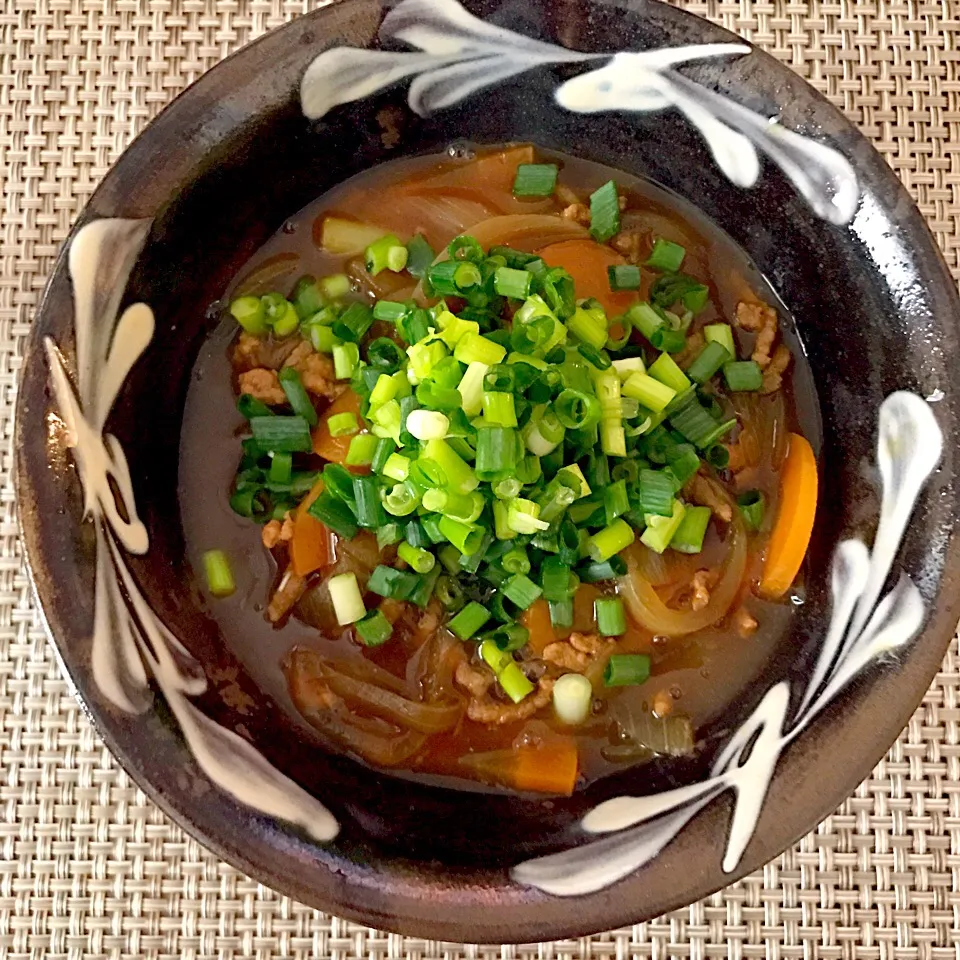 日曜お昼はカレーうどん🍛|saoricocoさん