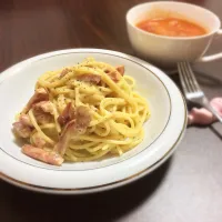 Snapdishの料理写真:カルボナーラ|山本 淳史さん