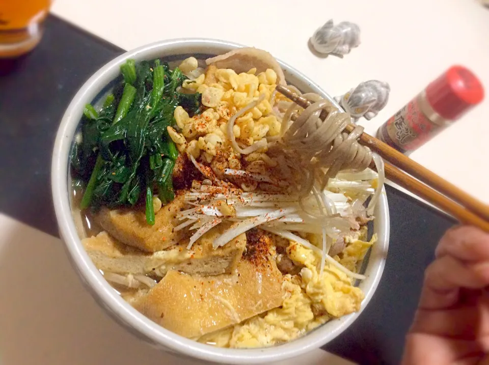 肉玉キツネたぬき蕎麦|Takeshi  Nagakiさん