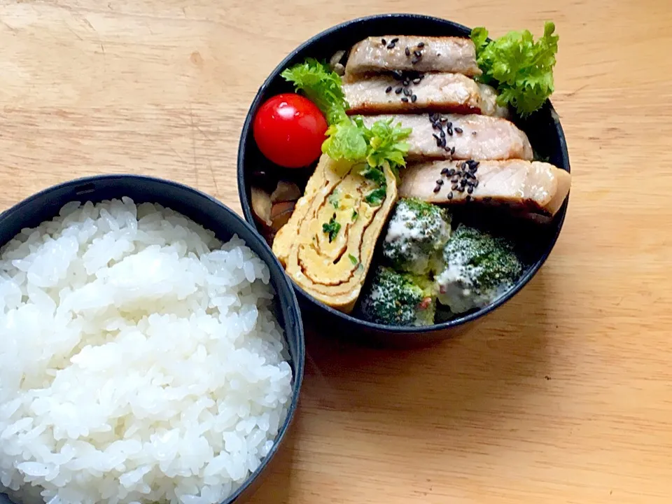 塩麹漬けポークソテー 弁当|弁当 備忘録さん