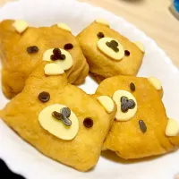 Snapdishの料理写真:クマさんいなり寿司  #クマ #いなり寿司 #お寿司 #可愛い #キャラ弁|Karinさん